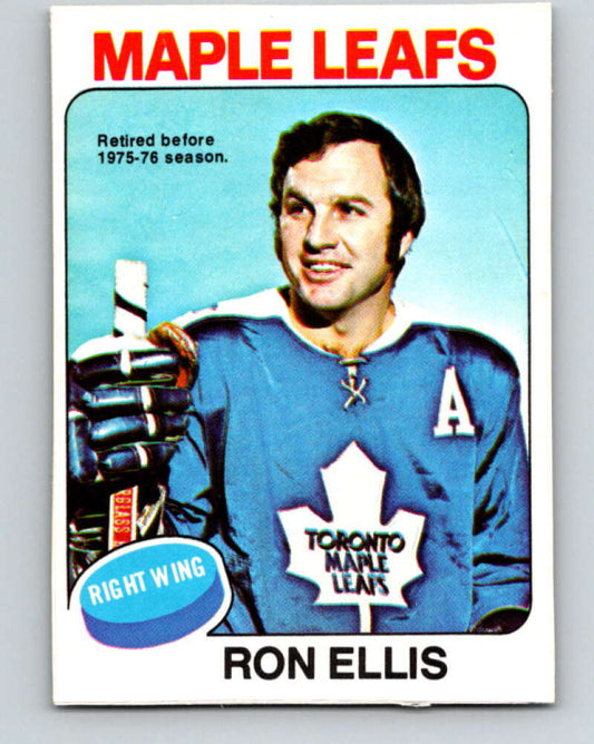 1975-76 O-Pee-Chee #59 Ron Ellis  Toronto Maple Leafs  V5443
