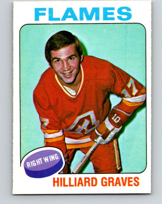 1975-76 O-Pee-Chee #62 Hilliard Graves  Atlanta Flames  V5452