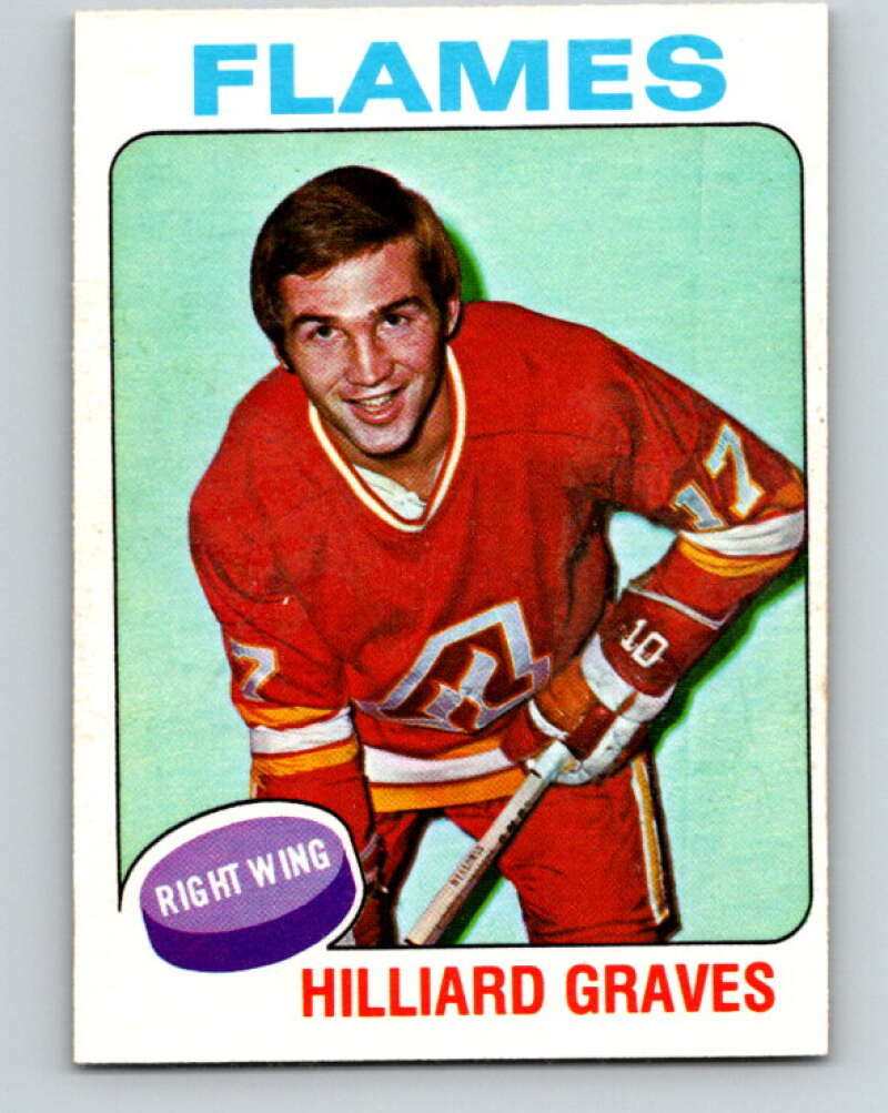 1975-76 O-Pee-Chee #62 Hilliard Graves  Atlanta Flames  V5454