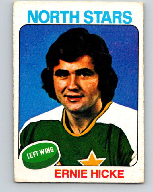 1975-76 O-Pee-Chee #71 Ernie Hicke  Minnesota North Stars  V5480