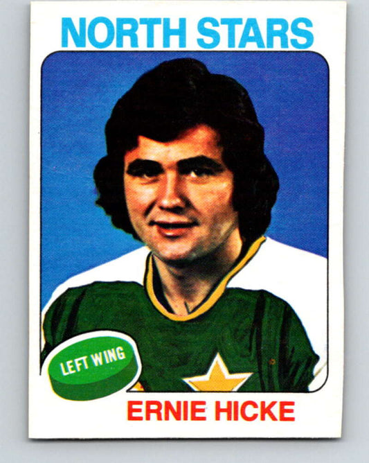 1975-76 O-Pee-Chee #71 Ernie Hicke  Minnesota North Stars  V5484