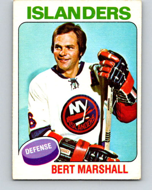 1975-76 O-Pee-Chee #72 Bert Marshall  New York Islanders  V5485