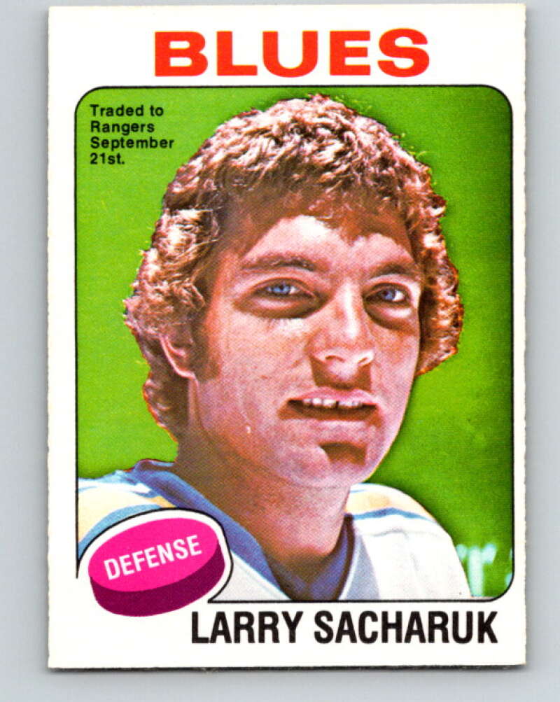 1975-76 O-Pee-Chee #76 Larry Sacharuk  RC Rookie St. Louis Blues  V5504