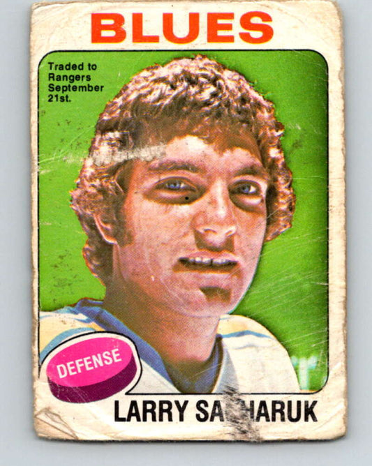 1975-76 O-Pee-Chee #76 Larry Sacharuk  RC Rookie St. Louis Blues  V5505