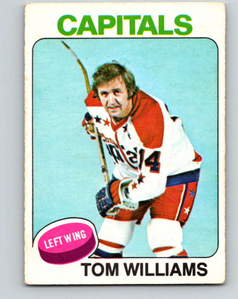 1975-76 O-Pee-Chee #79 Tom Williams  Washington Capitals  V5512