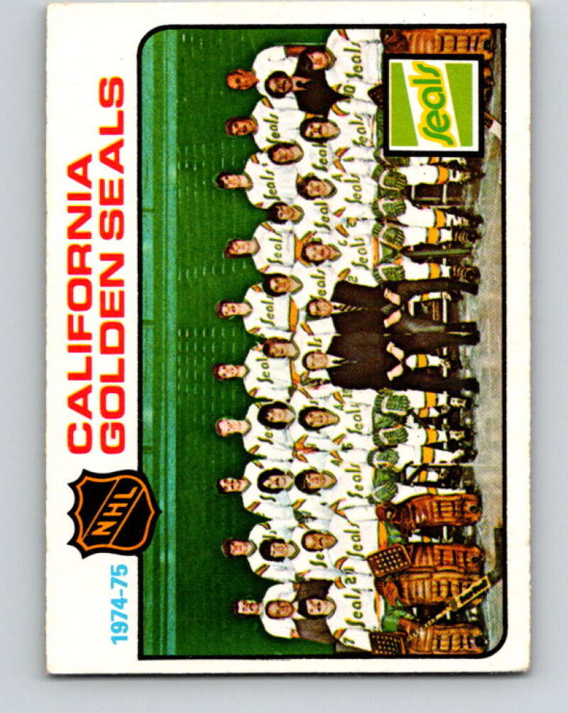 1975-76 O-Pee-Chee #82 California Golden Seals CL  Seals  V5527