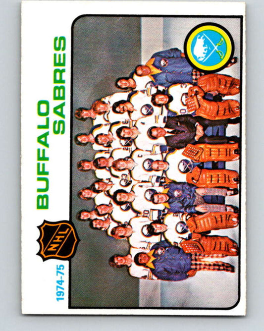 1975-76 O-Pee-Chee #83 Buffalo Sabres UER CL  Buffalo Sabres  V5528