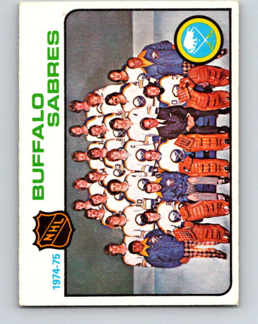 1975-76 O-Pee-Chee #83 Buffalo Sabres UER CL  Buffalo Sabres  V5531