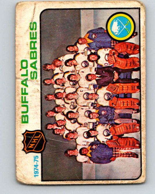 1975-76 O-Pee-Chee #83 Buffalo Sabres UER CL  Buffalo Sabres  V5534