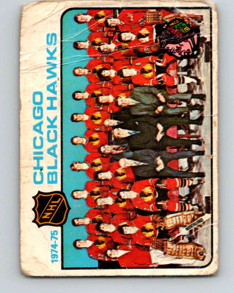 1975-76 O-Pee-Chee #84 Chicago Blackhawks CL  Chicago Blackhawks  V5535