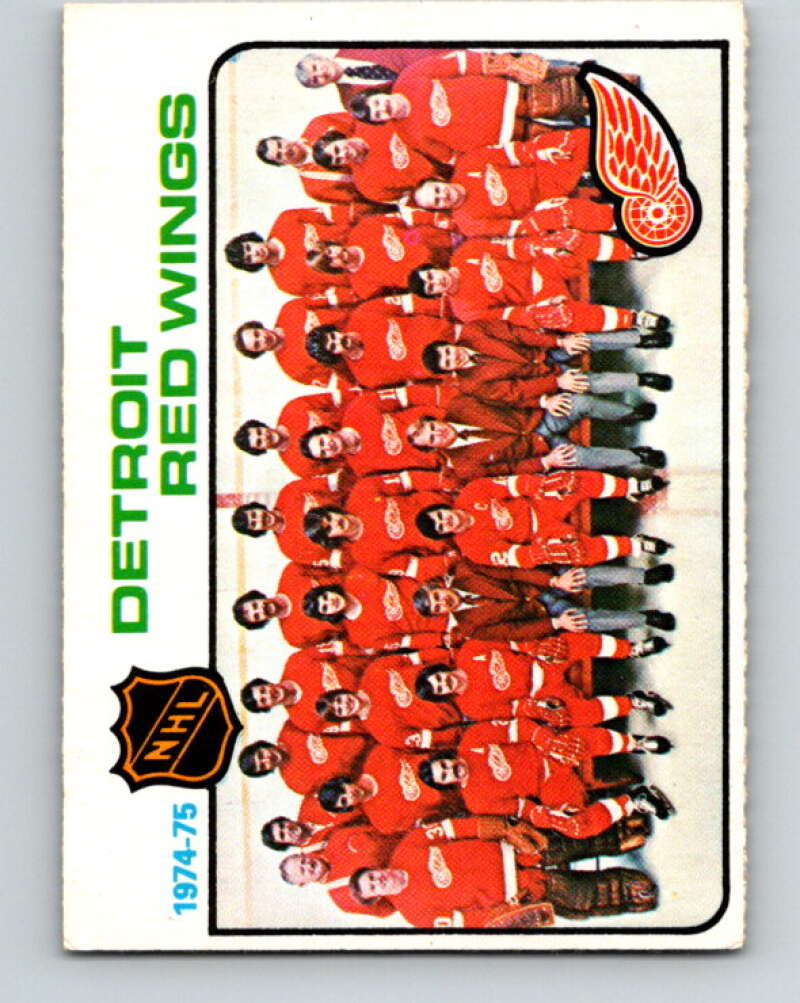 1975-76 O-Pee-Chee #87 Detroit Red Wings CL  Detroit Red Wings  V5547