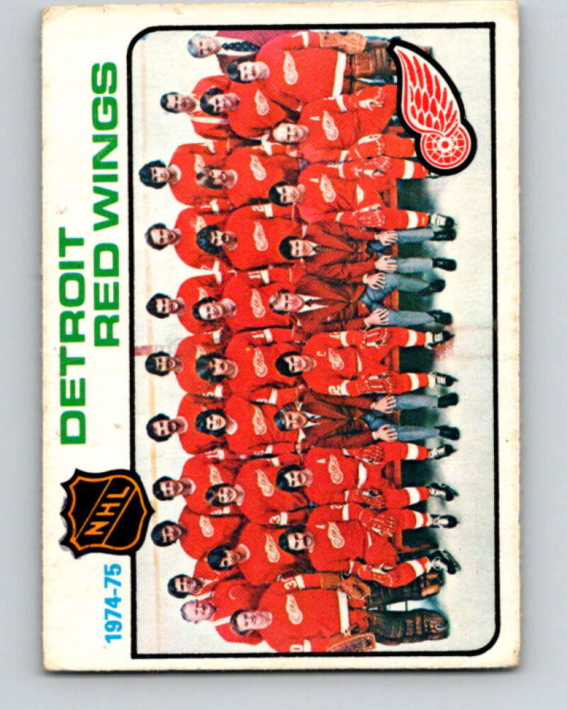 1975-76 O-Pee-Chee #87 Detroit Red Wings CL  Detroit Red Wings  V5548