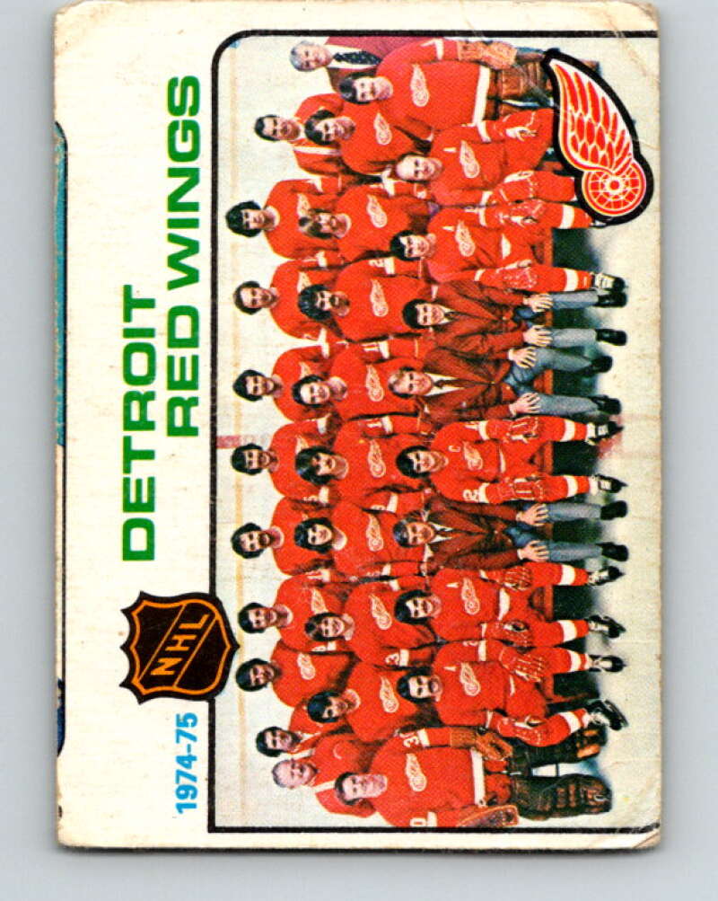 1975-76 O-Pee-Chee #87 Detroit Red Wings CL  Detroit Red Wings  V5550