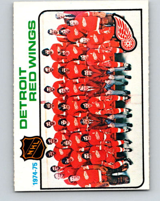 1975-76 O-Pee-Chee #87 Detroit Red Wings CL  Detroit Red Wings  V5552