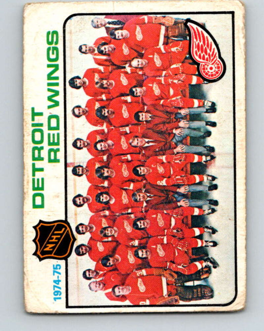 1975-76 O-Pee-Chee #87 Detroit Red Wings CL  Detroit Red Wings  V5553