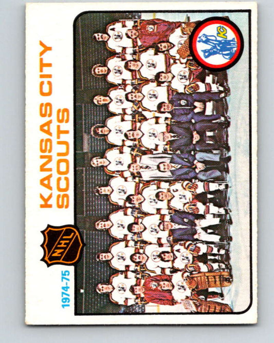 1975-76 O-Pee-Chee #88 Kansas City Scouts UER CL  Kansas City Scouts  V5557