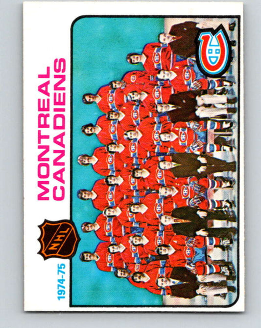 1975-76 O-Pee-Chee #90 Montreal Canadiens CL  Montreal Canadiens  V5566