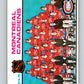 1975-76 O-Pee-Chee #90 Montreal Canadiens CL  Montreal Canadiens  V5567