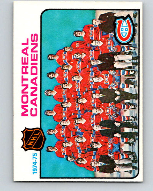 1975-76 O-Pee-Chee #90 Montreal Canadiens CL  Montreal Canadiens  V5567