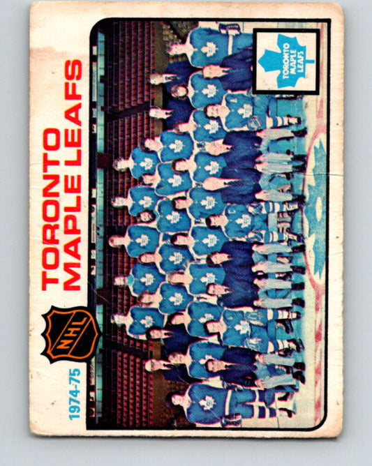 1975-76 O-Pee-Chee #91 Toronto Maple Leafs CL  Toronto Maple Leafs  V5568