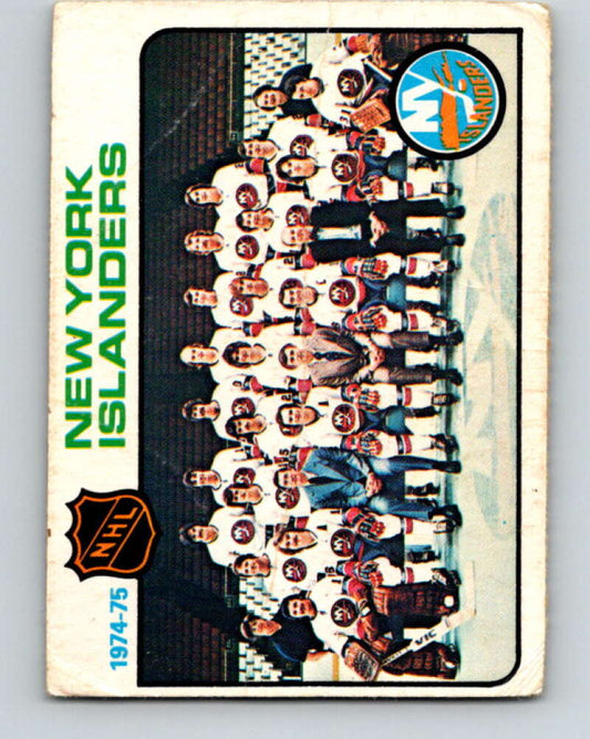 1975-76 O-Pee-Chee #92 New York Islanders CL  New York Islanders  V5574