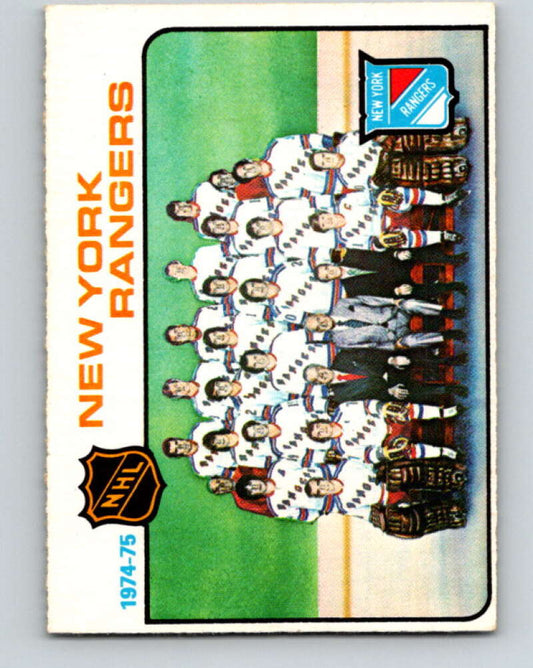 1975-76 O-Pee-Chee #94 New York Rangers CL  New York Rangers  V5581