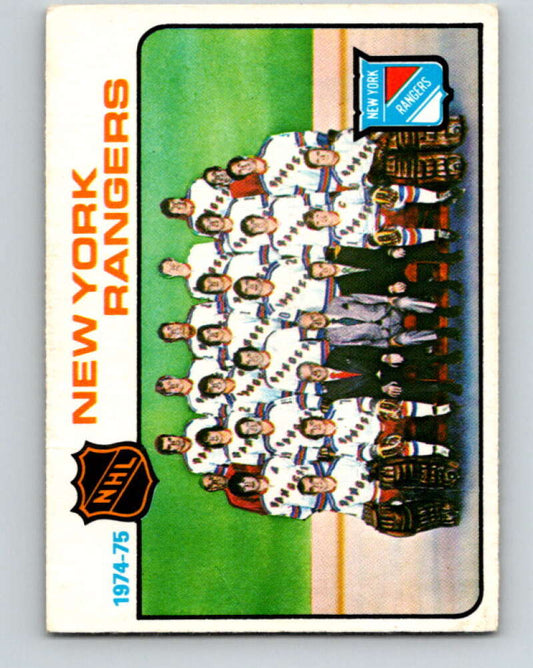 1975-76 O-Pee-Chee #94 New York Rangers CL  New York Rangers  V5582
