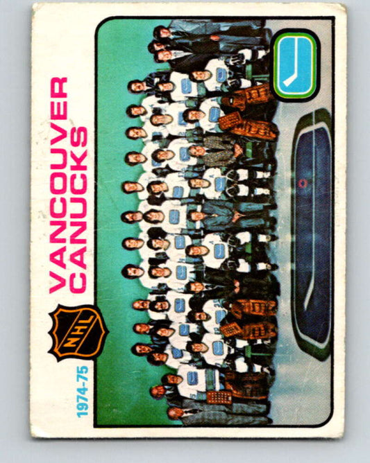 1975-76 O-Pee-Chee #97 Vancouver Canucks CL  Vancouver Canucks  V5593