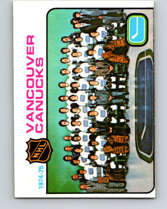 1975-76 O-Pee-Chee #97 Vancouver Canucks CL  Vancouver Canucks  V5595