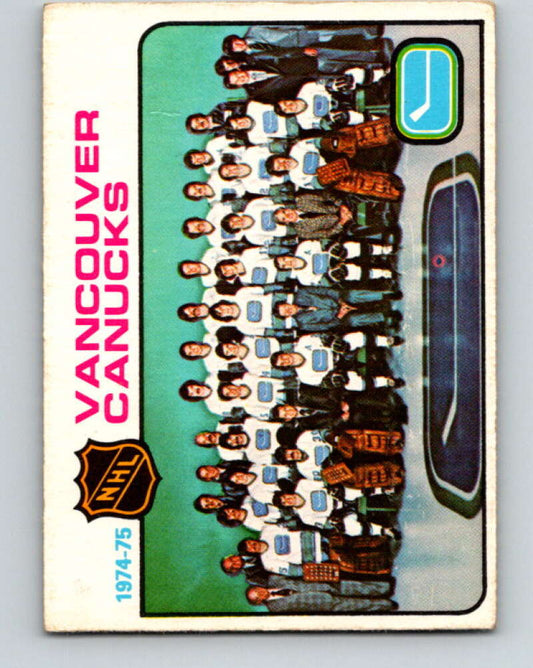 1975-76 O-Pee-Chee #97 Vancouver Canucks CL  Vancouver Canucks  V5596