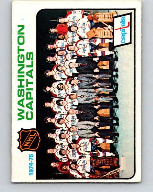 1975-76 O-Pee-Chee #98 Washington Capitals CL  Washington Capitals  V5599