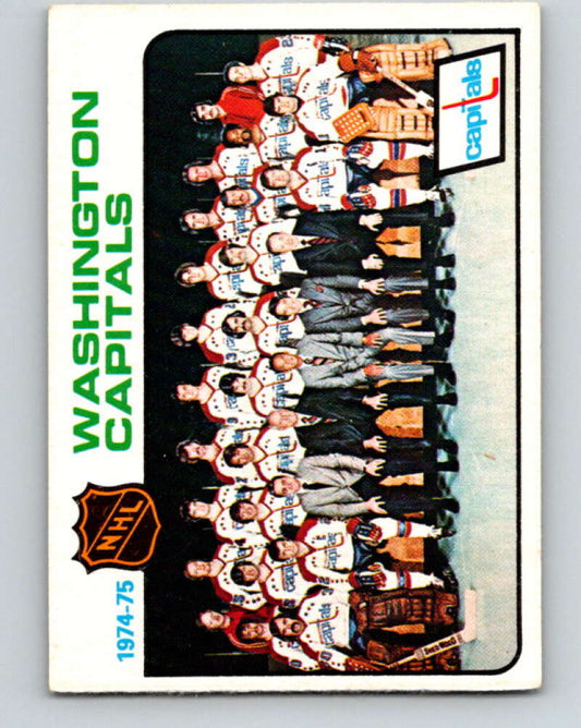 1975-76 O-Pee-Chee #98 Washington Capitals CL  Washington Capitals  V5600