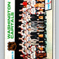 1975-76 O-Pee-Chee #98 Washington Capitals CL  Washington Capitals  V5601