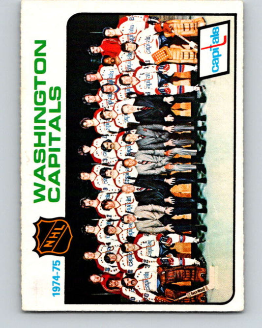 1975-76 O-Pee-Chee #98 Washington Capitals CL  Washington Capitals  V5601