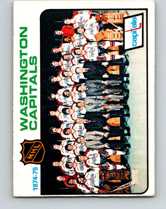 1975-76 O-Pee-Chee #98 Washington Capitals CL  Washington Capitals  V5602
