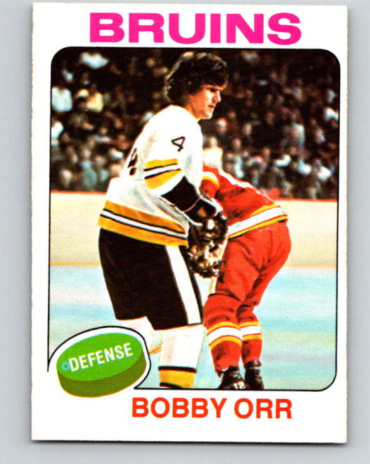 1975-76 O-Pee-Chee #100 Bobby Orr  Boston Bruins  V5609