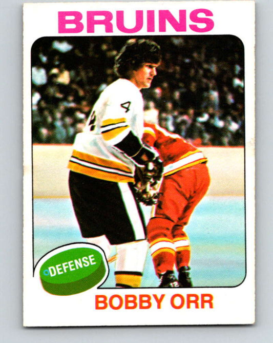 1975-76 O-Pee-Chee #100 Bobby Orr  Boston Bruins  V5610