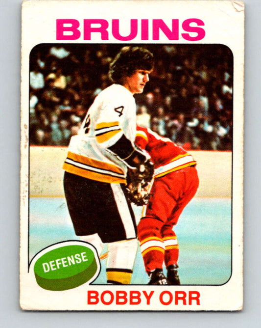 1975-76 O-Pee-Chee #100 Bobby Orr  Boston Bruins  V5611