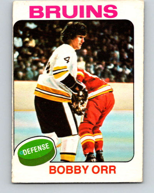 1975-76 O-Pee-Chee #100 Bobby Orr  Boston Bruins  V5612