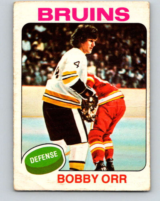 1975-76 O-Pee-Chee #100 Bobby Orr  Boston Bruins  V5613