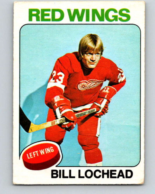 1975-76 O-Pee-Chee #103 Bill Lochead  Detroit Red Wings  V5621
