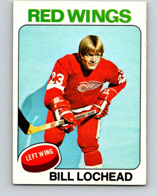 1975-76 O-Pee-Chee #103 Bill Lochead  Detroit Red Wings  V5622
