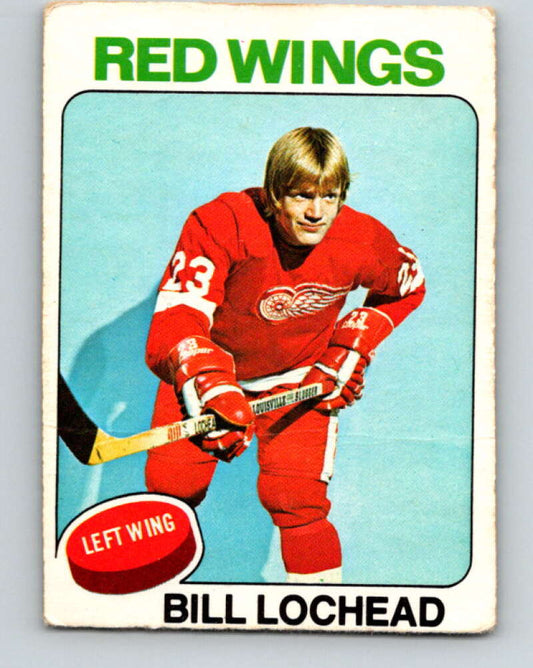 1975-76 O-Pee-Chee #103 Bill Lochead  Detroit Red Wings  V5623