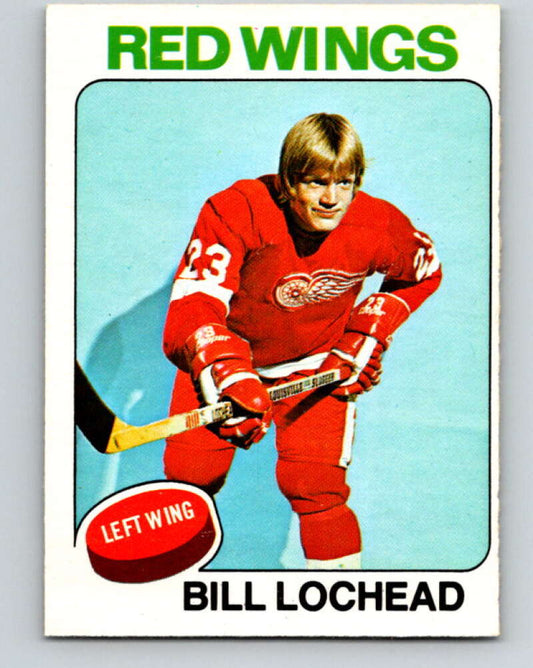 1975-76 O-Pee-Chee #103 Bill Lochead  Detroit Red Wings  V5624