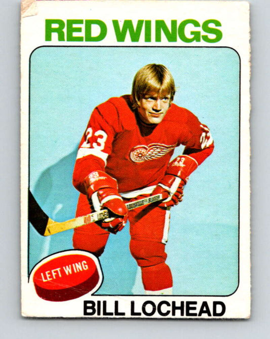 1975-76 O-Pee-Chee #103 Bill Lochead  Detroit Red Wings  V5625