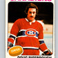 1975-76 O-Pee-Chee #107 Doug Risebrough UER  RC Rookie Canadiens  V5642
