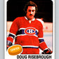 1975-76 O-Pee-Chee #107 Doug Risebrough UER  RC Rookie Canadiens  V5643