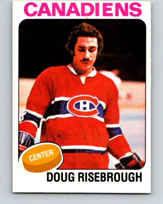 1975-76 O-Pee-Chee #107 Doug Risebrough UER  RC Rookie Canadiens  V5643