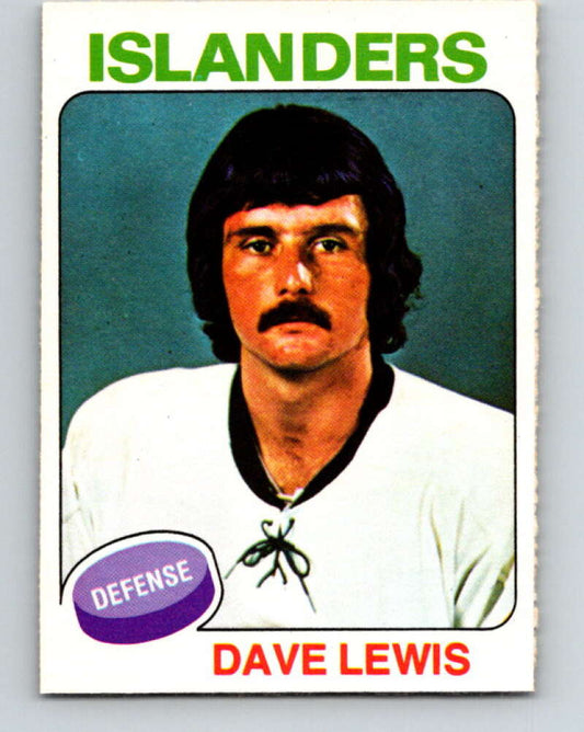 1975-76 O-Pee-Chee #108 Dave Lewis  New York Islanders  V5644