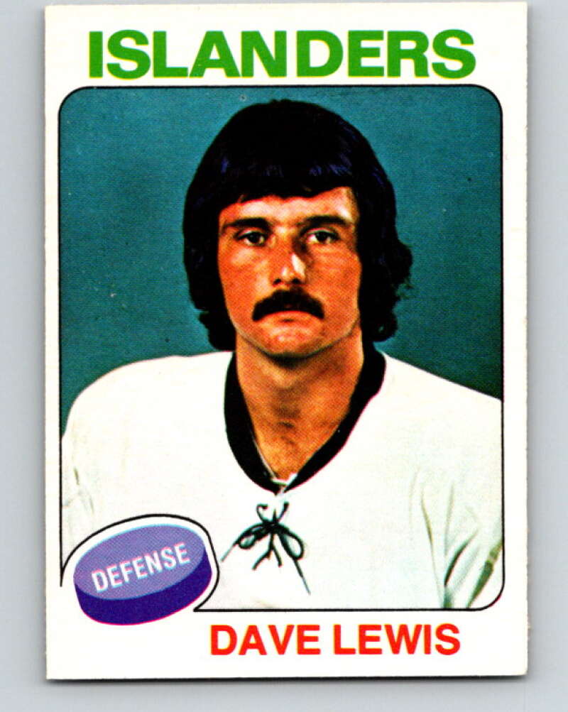 1975-76 O-Pee-Chee #108 Dave Lewis  New York Islanders  V5646